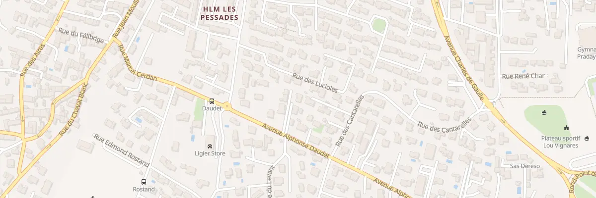 Plan du 103 Av Alphonse Daudet à Vedène