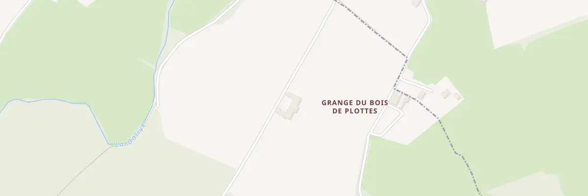Plan des Terres du Bois de Plot à Plottes
