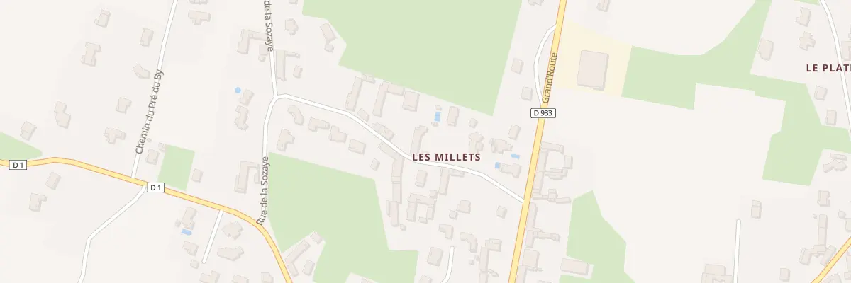 Plan du 132 Rue des Millets à Manziat