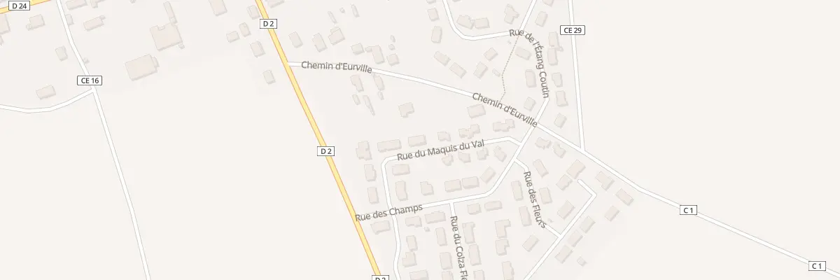 Plan du 12 Rue du Maquis du Val à Humbécourt