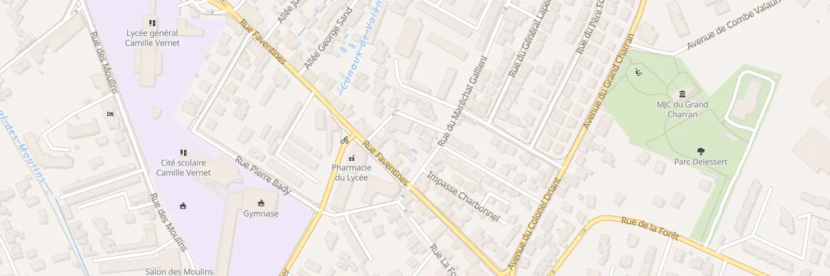 Plan du 10 Rue du Capitaine Marchand à Valence