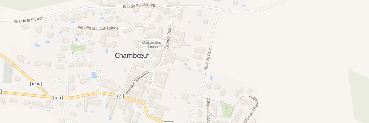 Plan du 17B Rue du Parc à Chambœuf