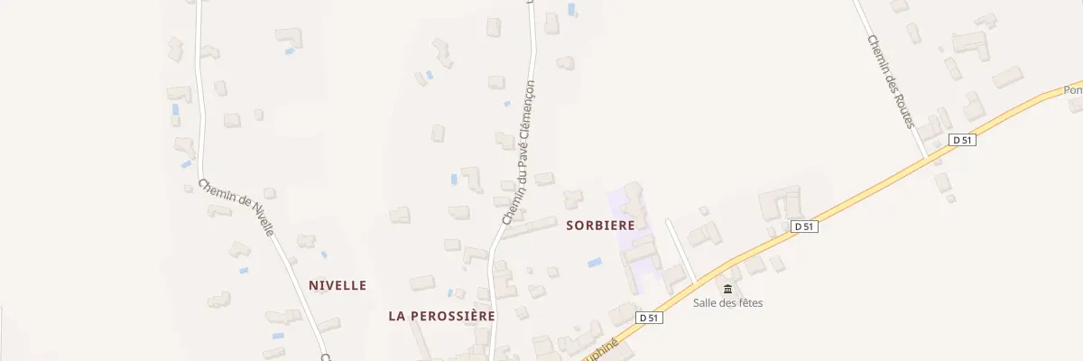 Plan du 180 Che du Pavé Clémençon à Sonnay