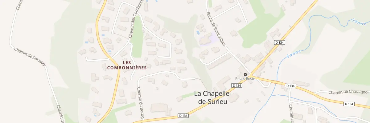 Plan du 8 Lot les Combonnieres à La Chapelle-de-Surieu