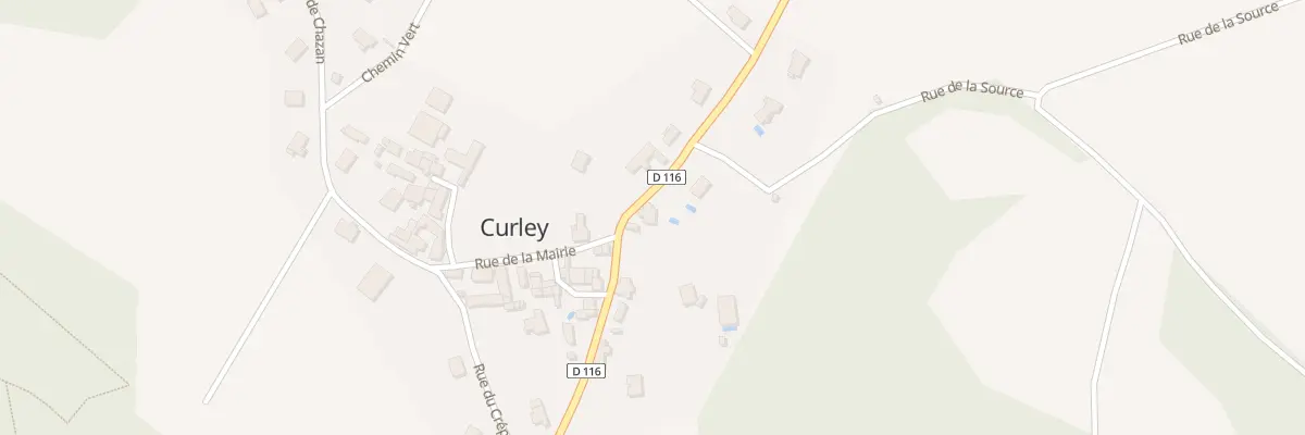 Plan du 2 Rue du Lavoir à Curley