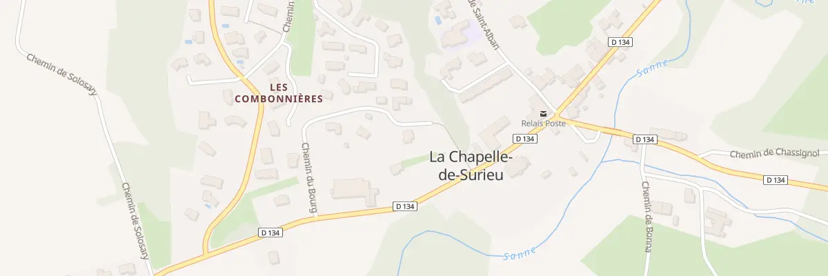 Plan du 22 Che du Bourg à La Chapelle-de-Surieu