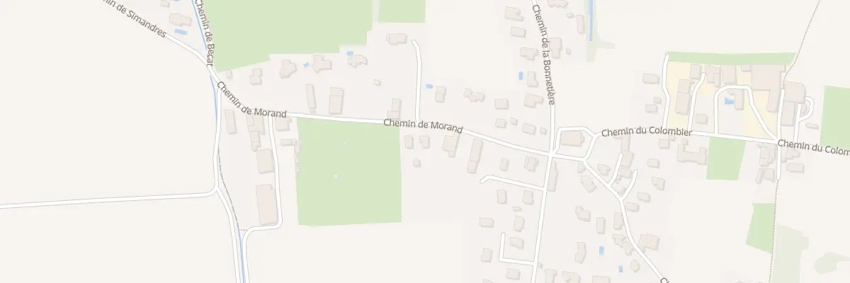 Plan du 151 Che de Morand à Villette-de-Vienne