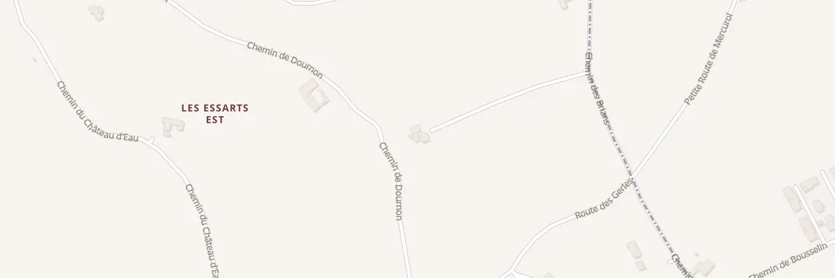 Plan du 135 Che des Brians à Mercurol-Veaunes