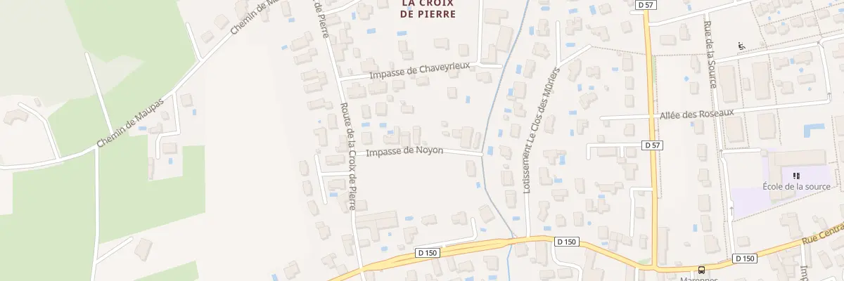 Plan du 5170 La Croix de Pierre à Marennes