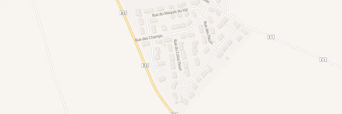 Plan du 4 Rue du Colza Fleuri à Humbécourt