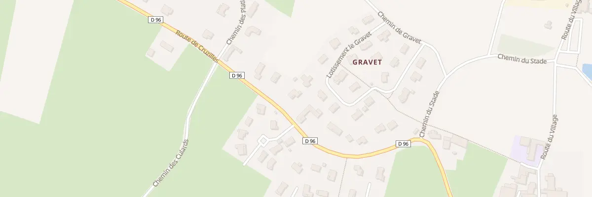 Plan du 440 Rte de Cruzilles à Saint-André-d’Huiriat