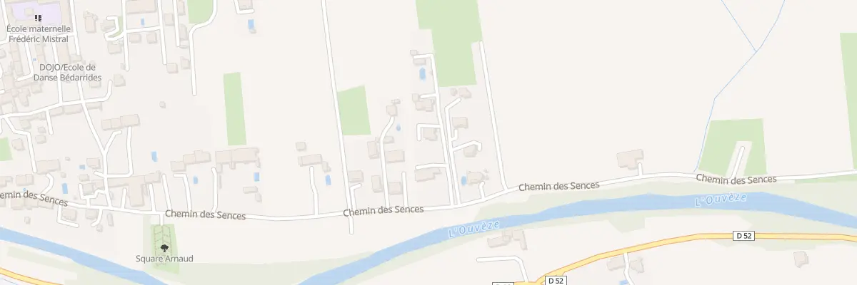 Plan du 55 Che des Sences à Bédarrides