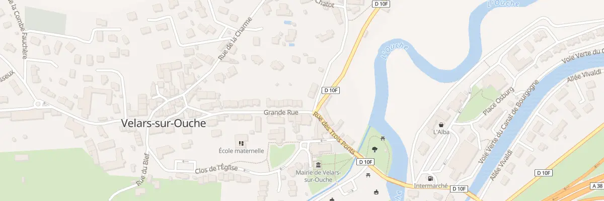 Plan du 2 Gr Grande Rue à Velars-sur-Ouche