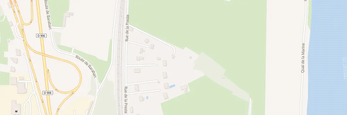 Plan du 1024 Rue de la Preste à Tournus
