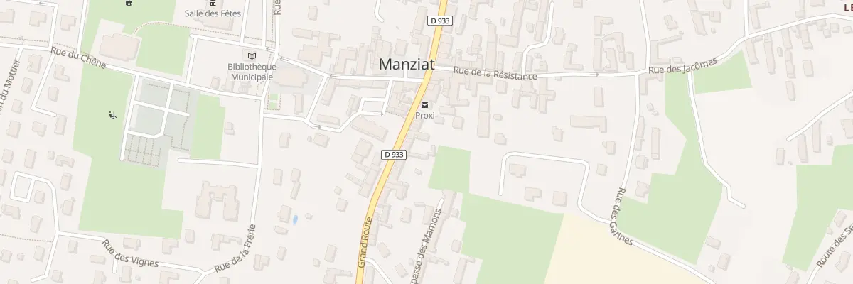 Plan du 1192 Gr Grand’Route à Manziat
