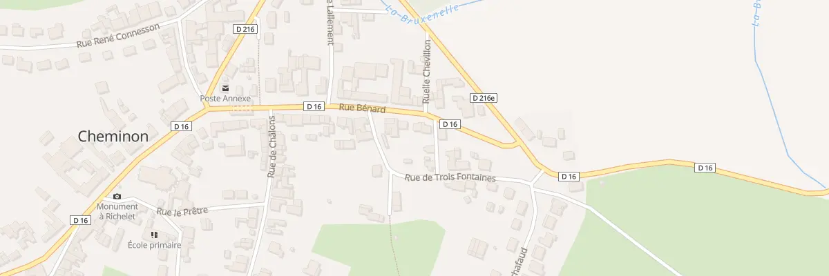 Plan du 36 Rue Benard à Cheminon
