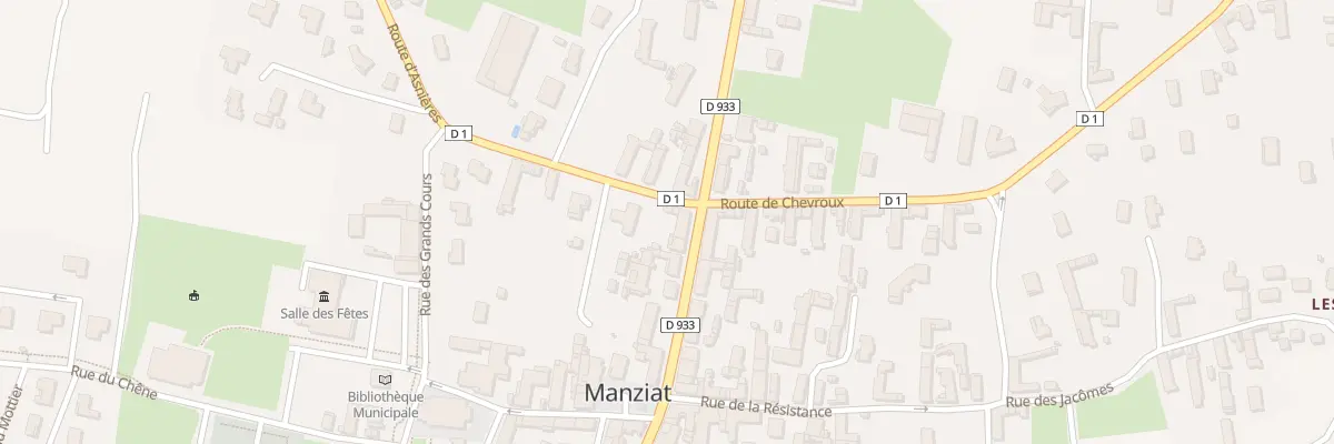 Plan du 5073 Le Bourg Ouest à Manziat