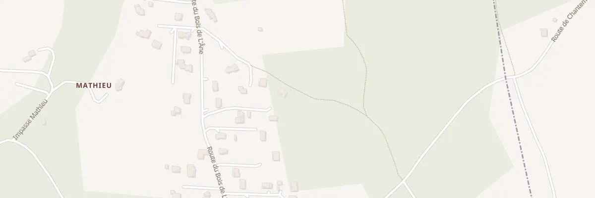Plan du 430E Rte du Bois de l’Âne à Chantemerle-les-Blés