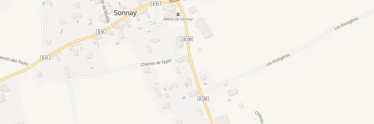 Plan du 35 Che de Tepin à Sonnay