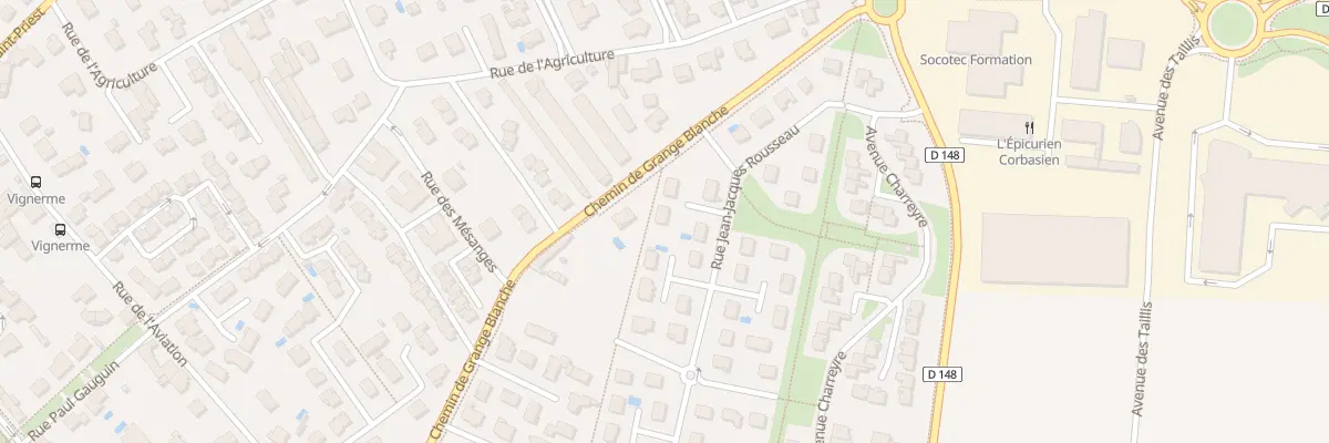 Plan du 3 Imp Jean-Jacques Rousseau à Corbas
