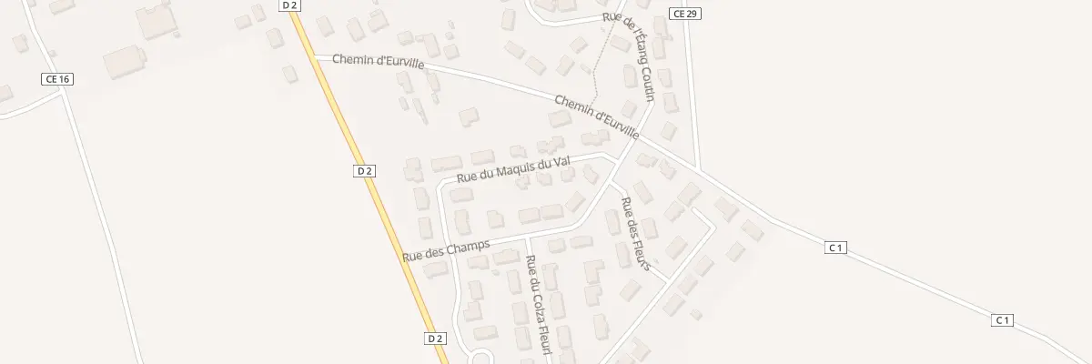 Plan du 5 Rue du Maquis du Val à Humbécourt