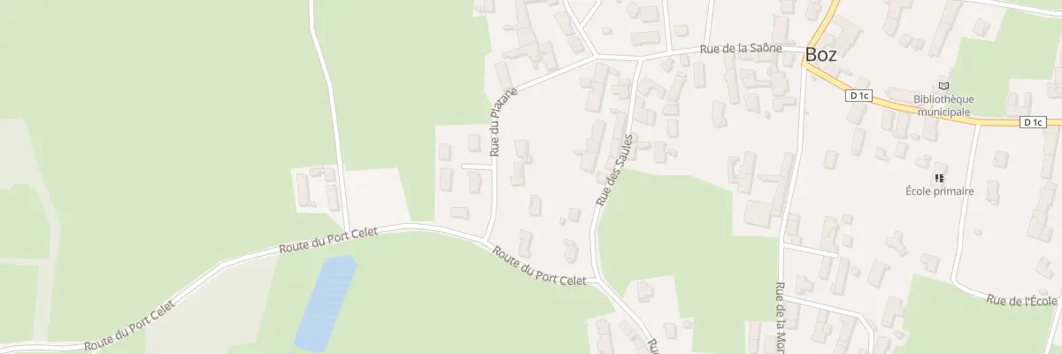 Plan du 151 Rue du Platane à Boz