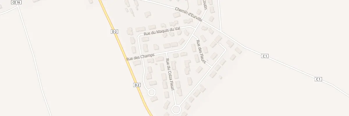 Plan du 3 Rue des Champs à Humbécourt