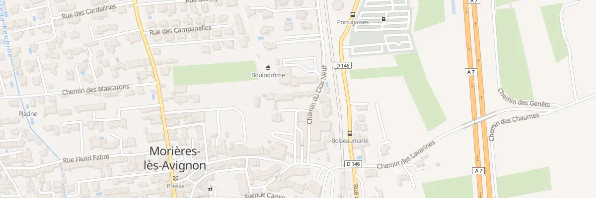 Plan du 101 Rue Jean Charles Alliaud à Morières-lès-Avignon