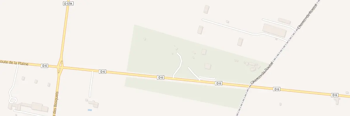 Plan de Rte de la Plaine à Marsanne