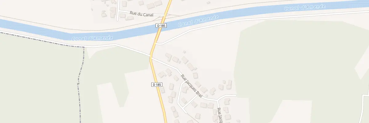 Plan du 5 Rue Jacques Brel à Valcourt