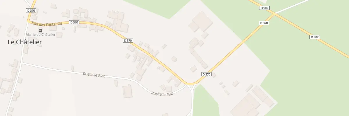 Plan du 33 Rue des Fontaines au Châtelier