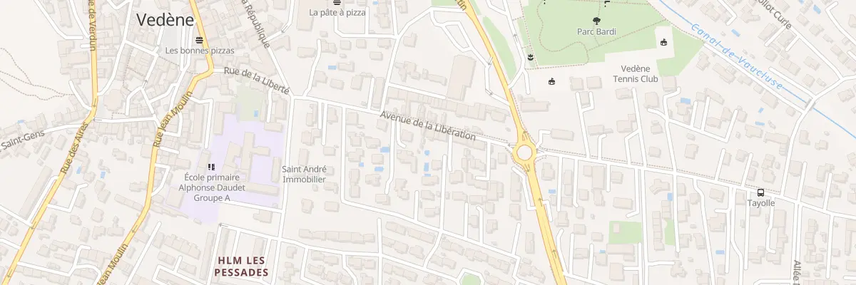 Plan du 150 Av de la Libération à Vedène