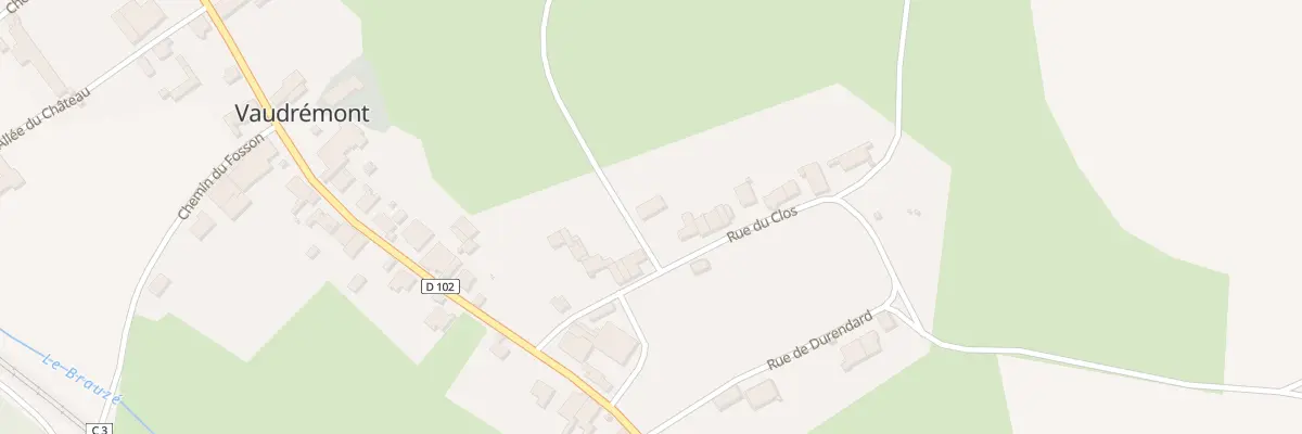 Plan du 1 Che des Varennes à Vaudrémont