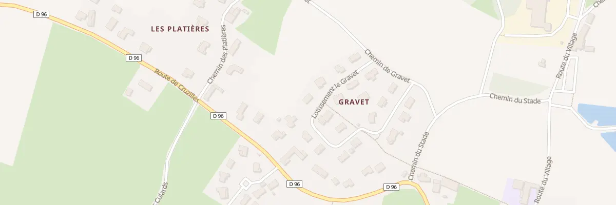 Plan du 179 Lot Gravet à Saint-André-d’Huiriat