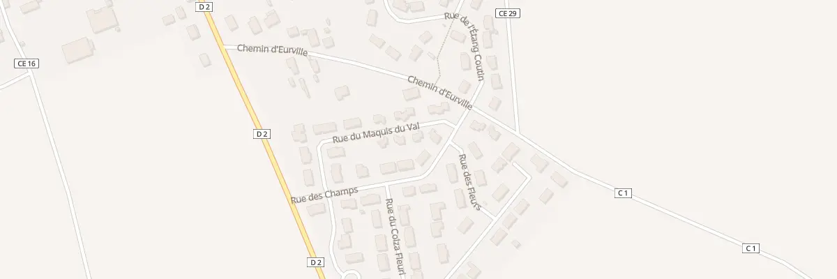 Plan du 3 Rue du Maquis du Val à Humbécourt