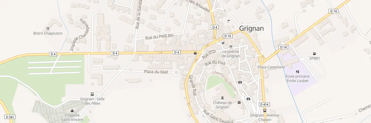 Plan du 5755 Pl du Mail à Grignan