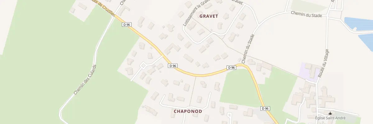 Plan du 386 Rte de Cruzilles à Saint-André-d’Huiriat