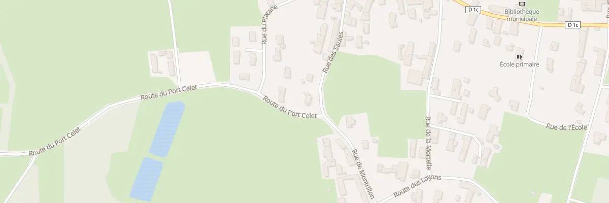 Plan du 162 Rue des Saules à Boz