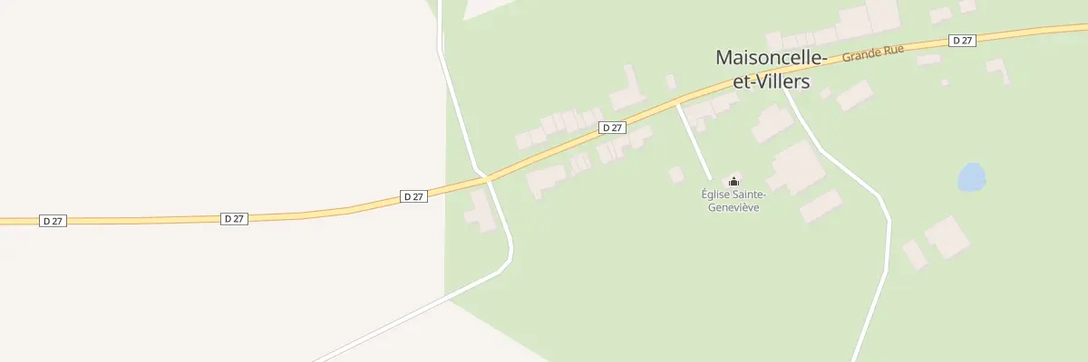 Plan du 21 Grand Rue à Maisoncelle-et-Villers
