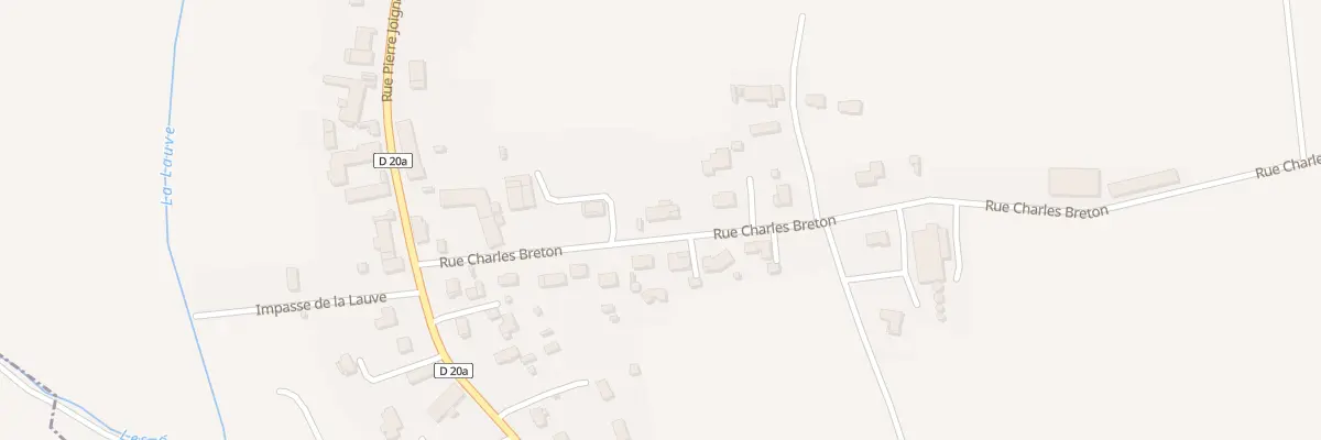 Plan du 5 Rue Charles Breton à Ruffey-lès-Beaune