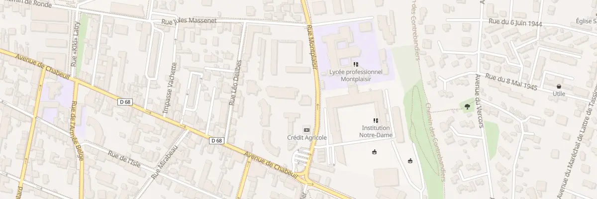 Plan du 157 Av de Chabeuil à Valence