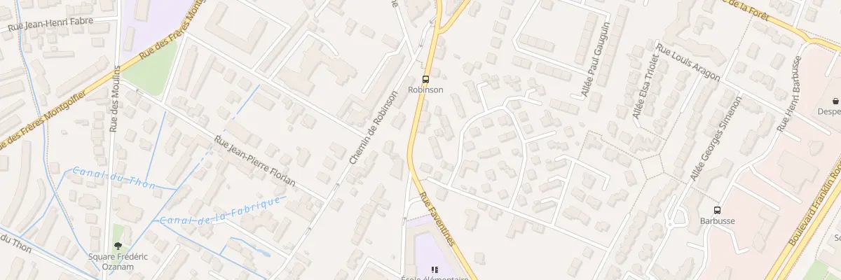 Plan du 293 Rue Faventines à Valence