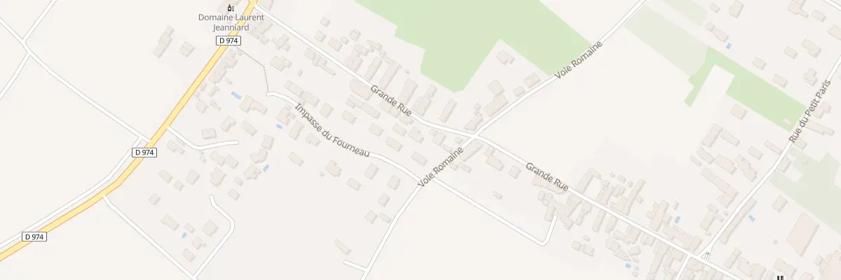 Plan du 25 Gr Grande Rue à Corgoloin