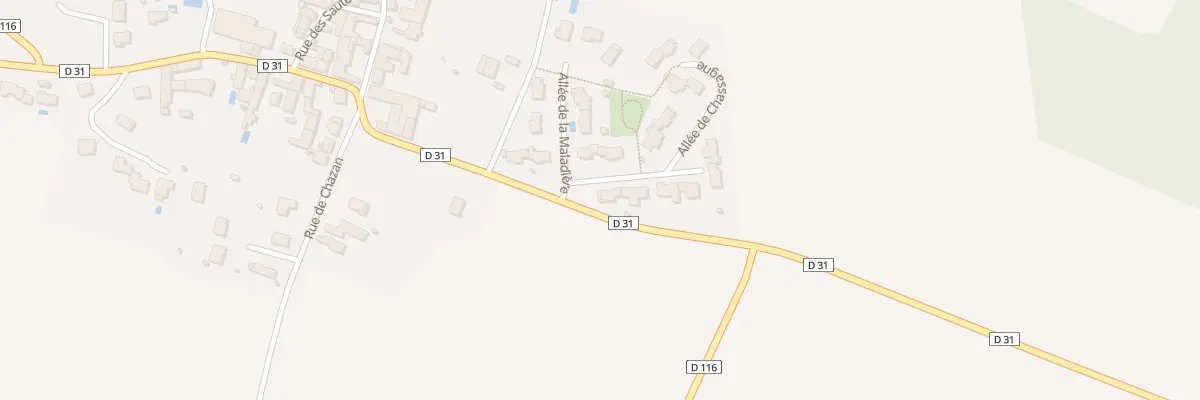 Plan du 2 All de Chassagne à Chambœuf