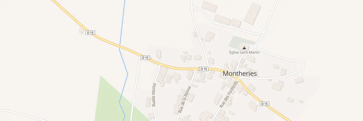Plan du 11 Rte des Dhuits à Montheries