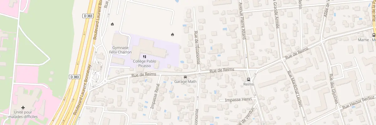Plan du 23 Rue de l’Economie à Bron