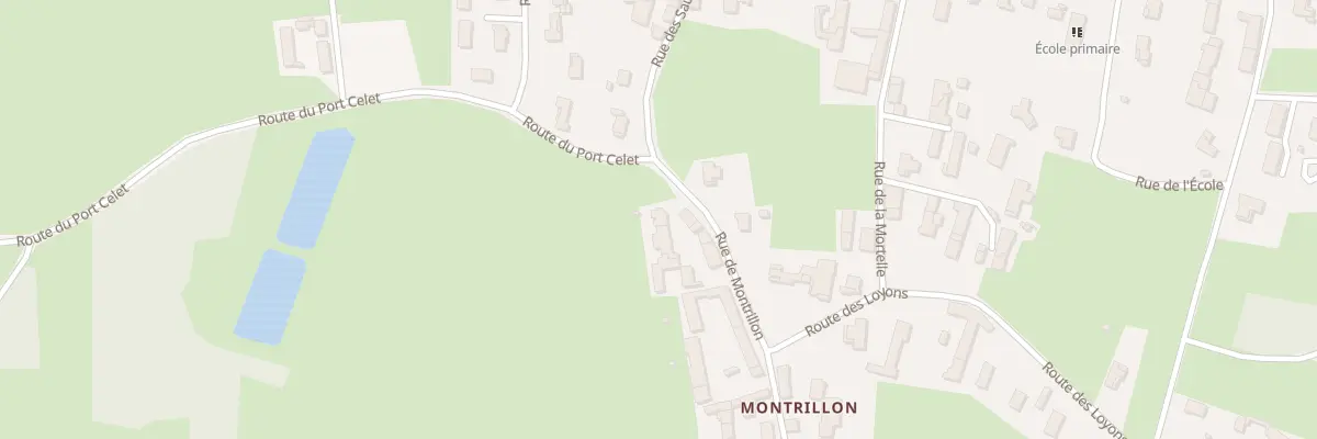 Plan du 46 Rue de Montrillon à Boz