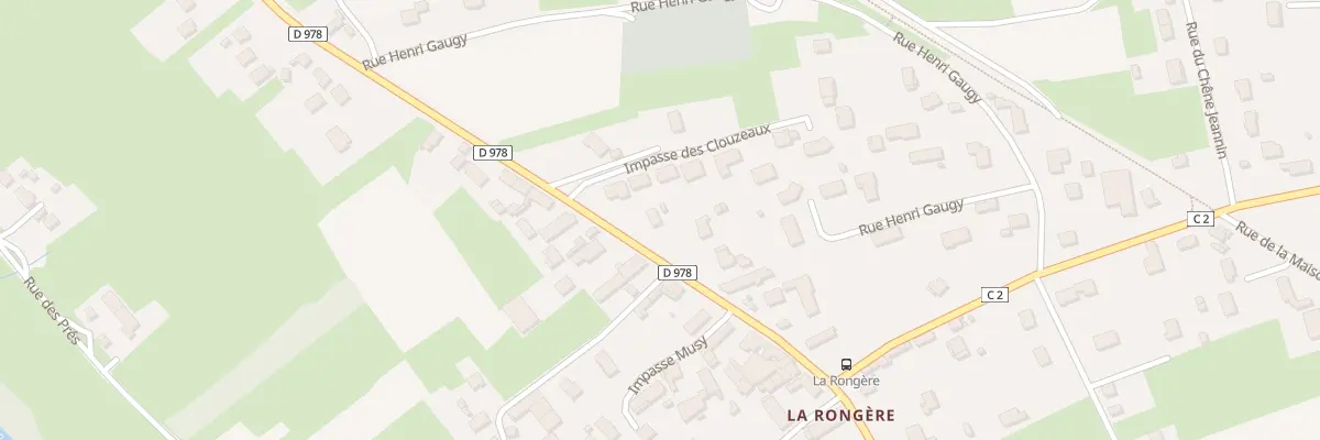 Plan du 7 Rue de la Rongere à Épervans