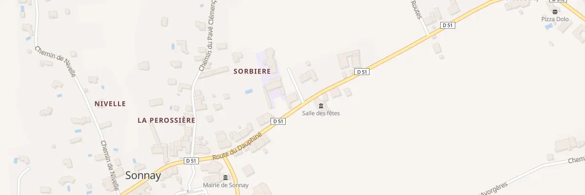 Plan du 930 Rte du Dauphiné à Sonnay