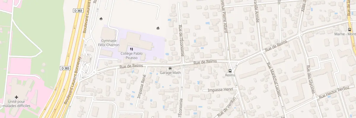 Plan du 31 Rue de Reims à Bron